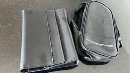 Porsche Zubehör (Porsche Bordmappe für Dokumente, Öl-Cover)