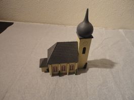 Kirche aus Holz H0 der Firma OWO aus dem Erzgebirge