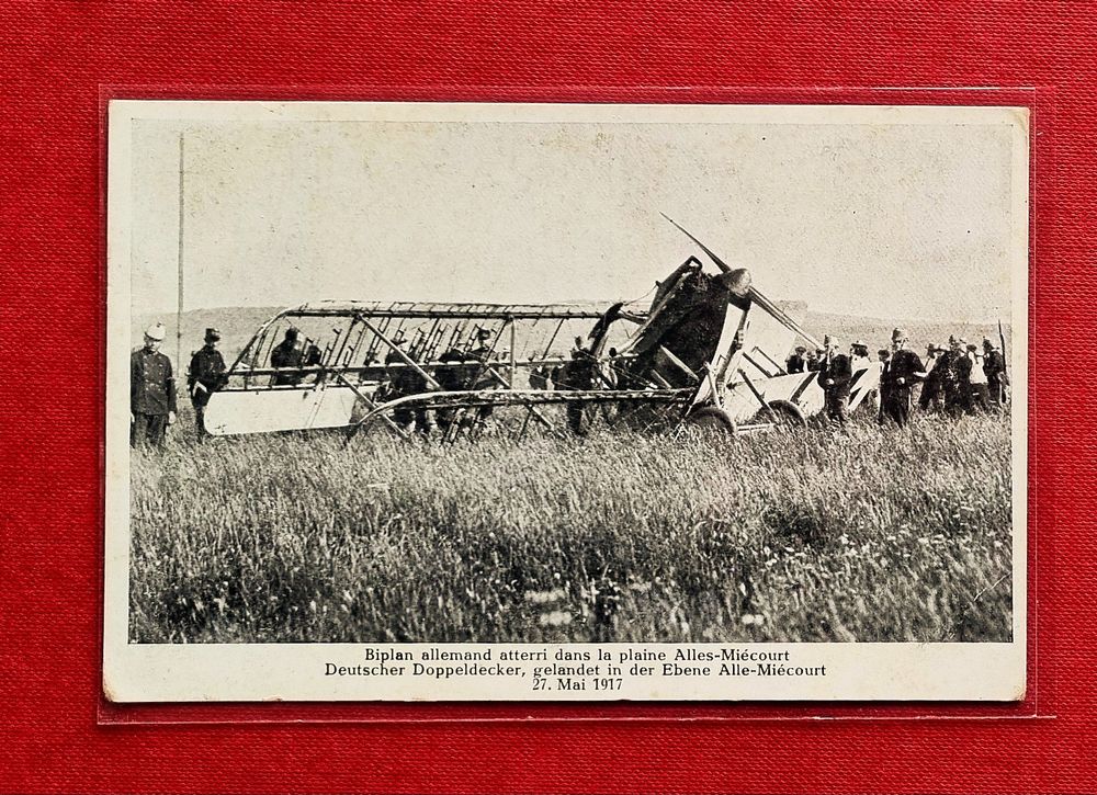 Aviation - Alle - Miecourt - Biplan gelandet - 1917 | Kaufen auf Ricardo