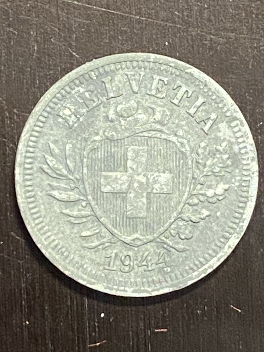 Tutti le monete: CH, 1 ct 1944 Zinc – Usato da Corsier-sur-Vevey venduto da Ginoarturo 1