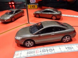 Peugeot 407 Coupe  1:43 (ohne Box) Norev     >  (H12)