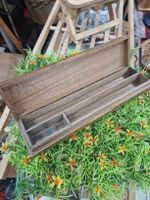 Holzetui mit Auto Motiv guter Zustand 32cm Hingucker 