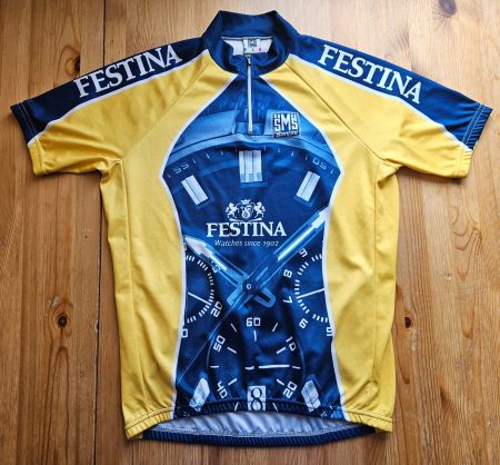 Radtrikot Santini Team Festina Gr. L Velo Radsport Trikot