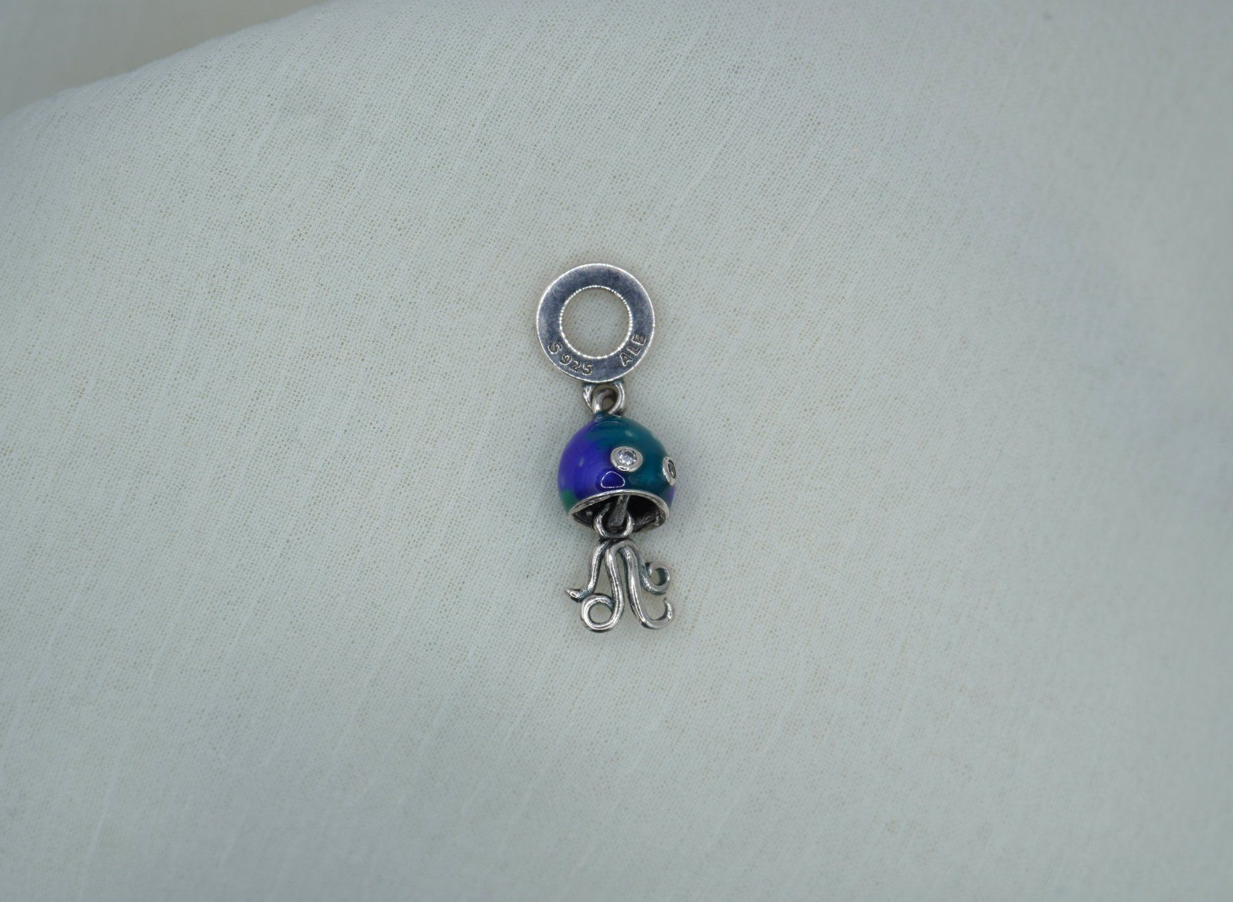 Ciondoli: Charm "blue Octopus" zu Pandora 925 Silber – Nuovo (secondo la descrizione) da Niederbüren venduto da Fidi5 1