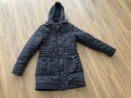 schwarze Winter Jacke . grösse L