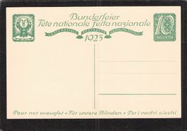 Bundesfeierkarte 1923 , Nr. 38 , Augustfeuer