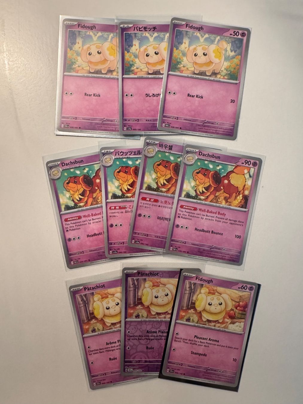 Pokémon Carte collezionabili: Fidough and Dachsbun – Nuovo (secondo la descrizione) da Lumino venduto da mar_9pn2