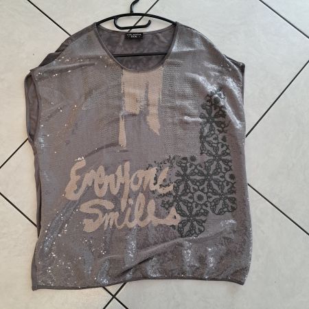 Tolles Glitzershirt von Via Appia Due Gr. 42