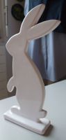 1 Stk. weisser flacher Hase Osterhase HASE OSTERN Deko