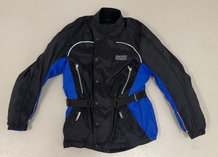 IXS Motorrad Jacke Textil Schwarz/Blau, Grösse XL!