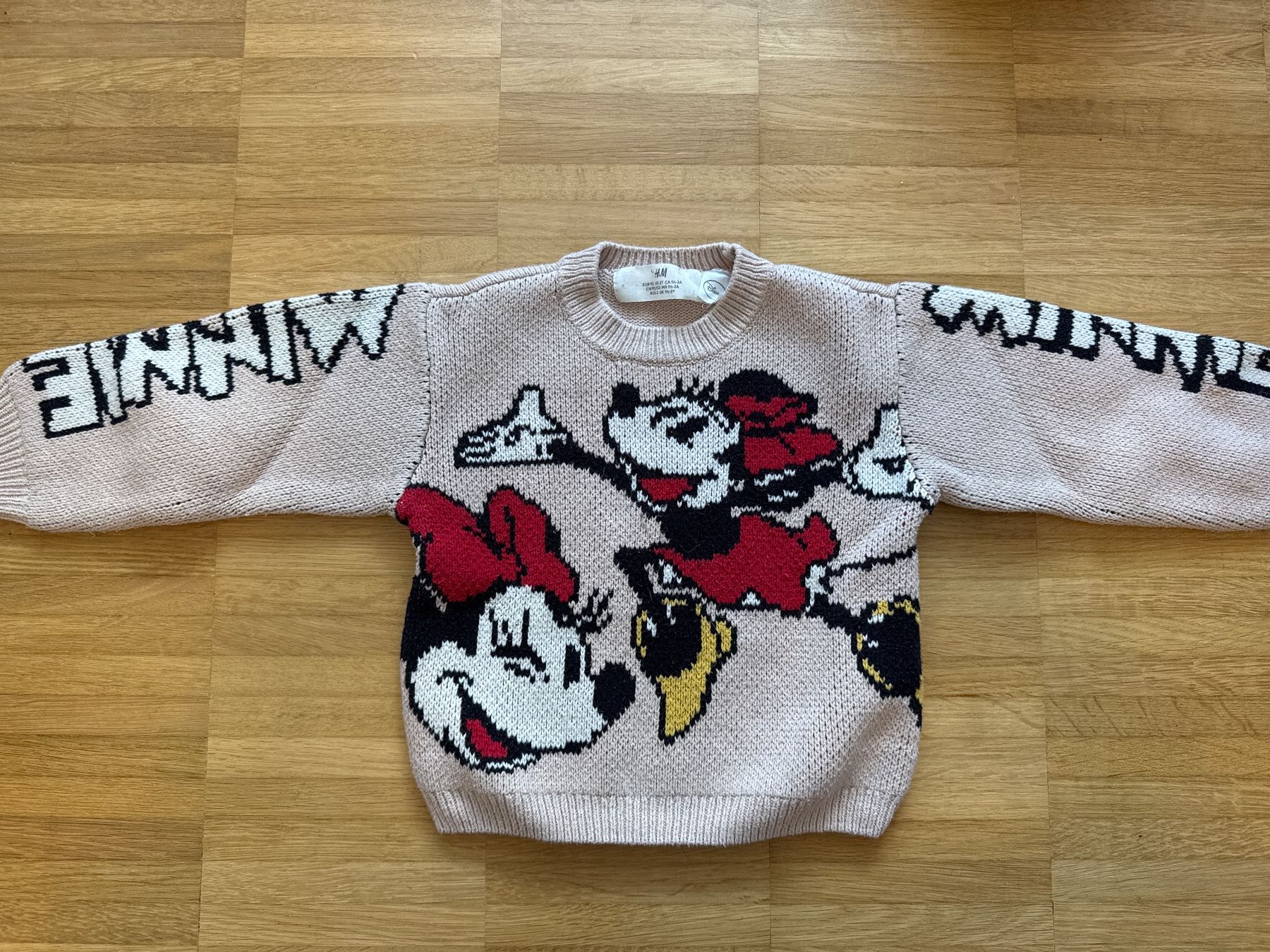H&M Maglioni & Felpe: Pullover Minnie Mousse (Grösse 92), H&M – Usato da Schwerzenbach venduto da savuty