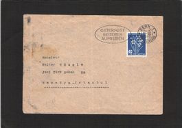 Bern - Istanbul , 28.lll.1949 , Pro Juventute SBK Nr. J128