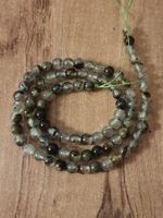 1 Strang Natürliche AA Grün Prehnite 4 mm