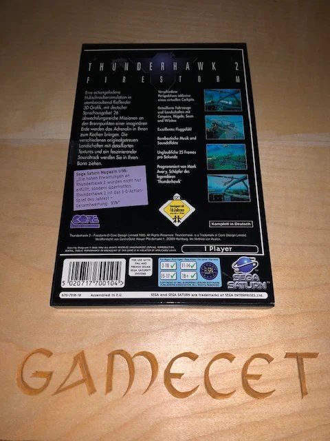 Sega Giochi: Thunderhawk 2 Firestorm Sega Saturn – Usato da Steinach venduto da Gamecet 2