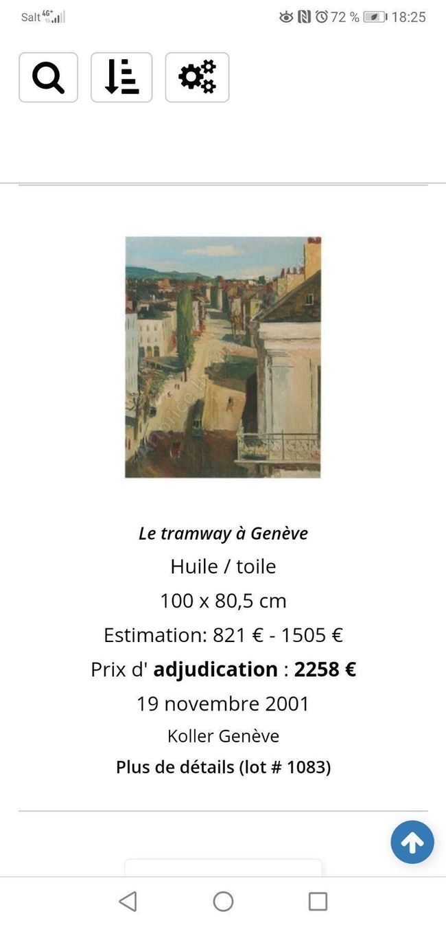 Dipinti: HERBERT THEURILLAT (1896-1987) – Usato da Genève venduto da Qanil77 9