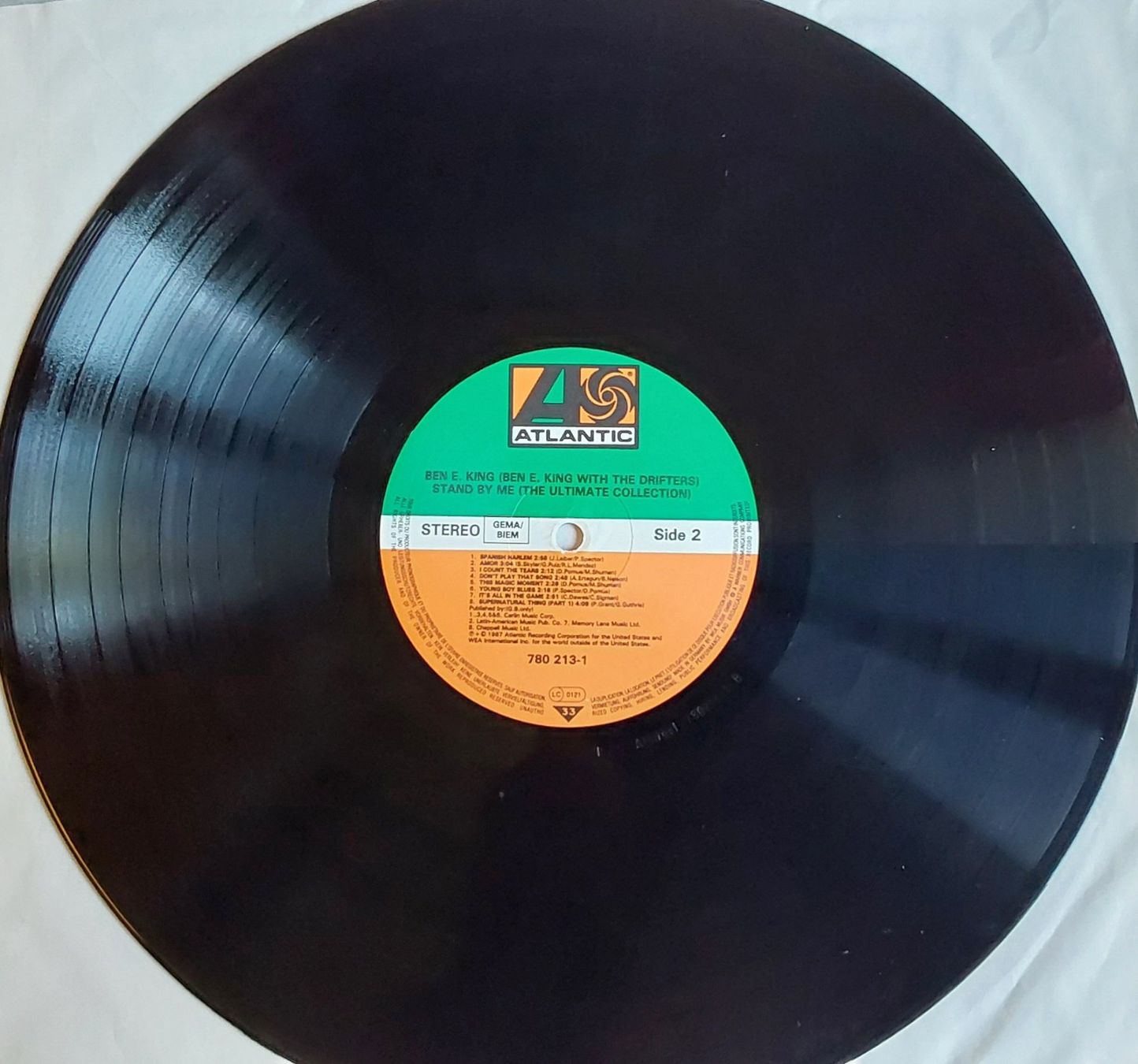 Vinyles: Vinyl LP - Ben E. King - Stand By Me - 1987 – D'occasion à Villeret par Fil11 3