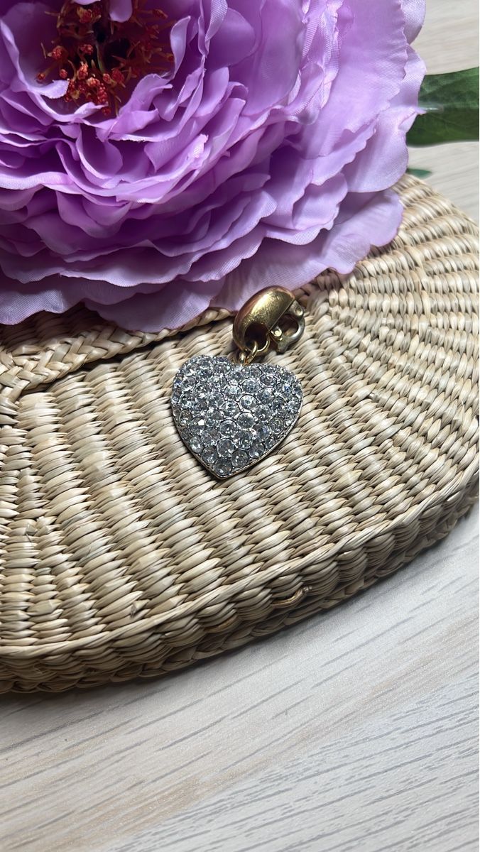 Ciondoli: Herzanhänger mit Strass – Usato da Seon venduto da Sunny-Schmuck78