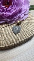 Herzanhänger mit Strass