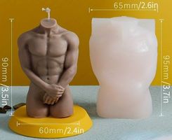 🌟 Vielseitige Silikonform für DIY-Projekte! Mann-Figur 💖💫