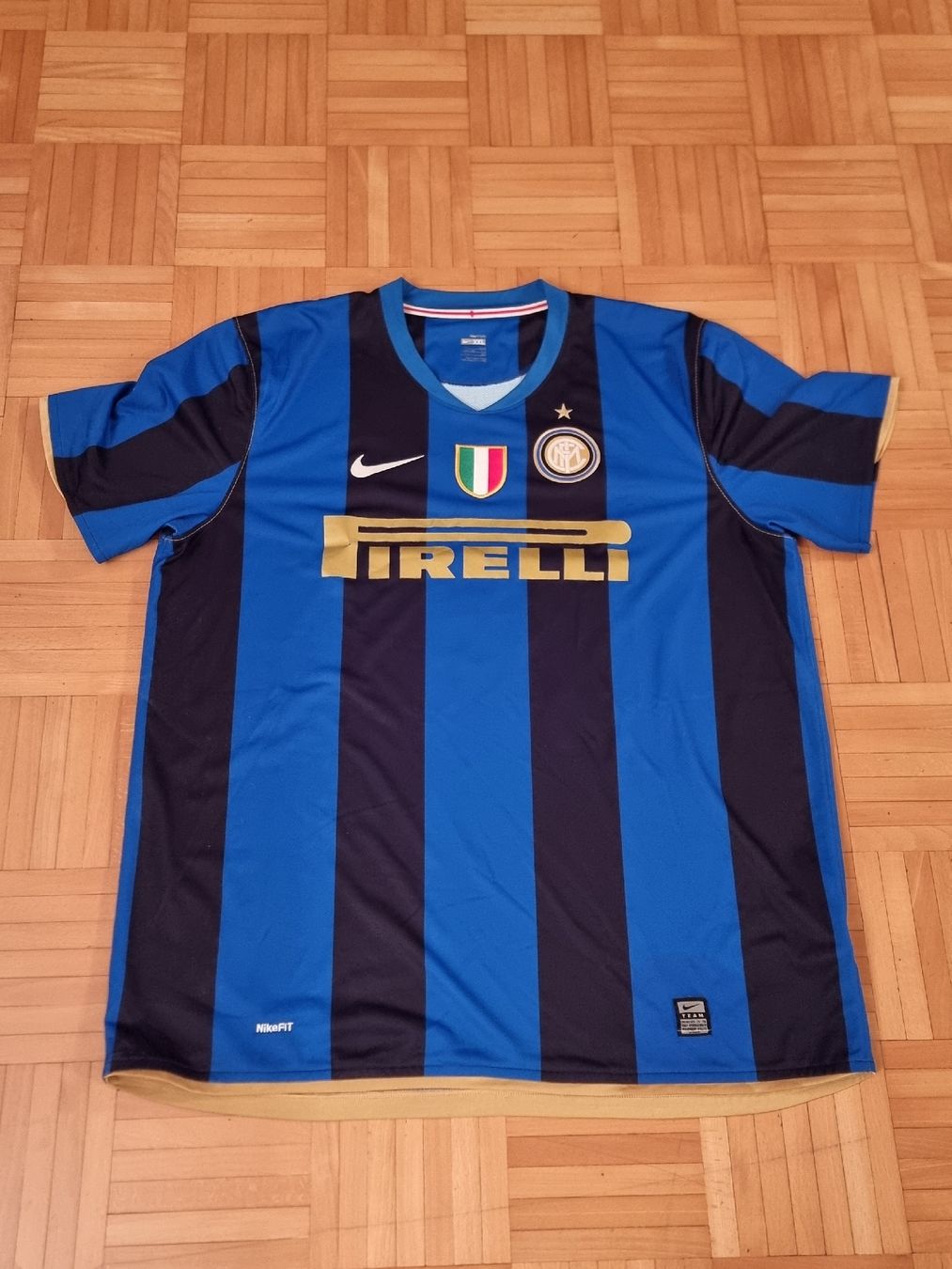Football Club Internazionale Milano Leibchen & Hosen: Javier Zanetti / Inter Mailand 2008-2009 Heimtrikot – Gebraucht aus Suhr von SariLacivert1907