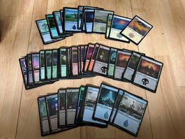 Magic: The Gathering - 63 Foil Basic Lands