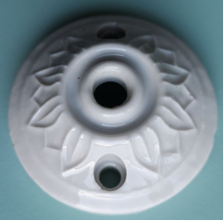 Vintage Deckenrosette Haken Bronze - Aufhänger Für Lampen Bis 10kg