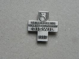 Abzeichen Innerschwyzer Schwingfest Schwingen Giswil 1967