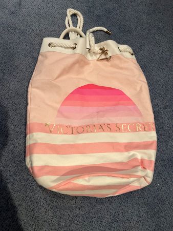 Victoria's Secret Tasche Rucksack Rosa/Weiss