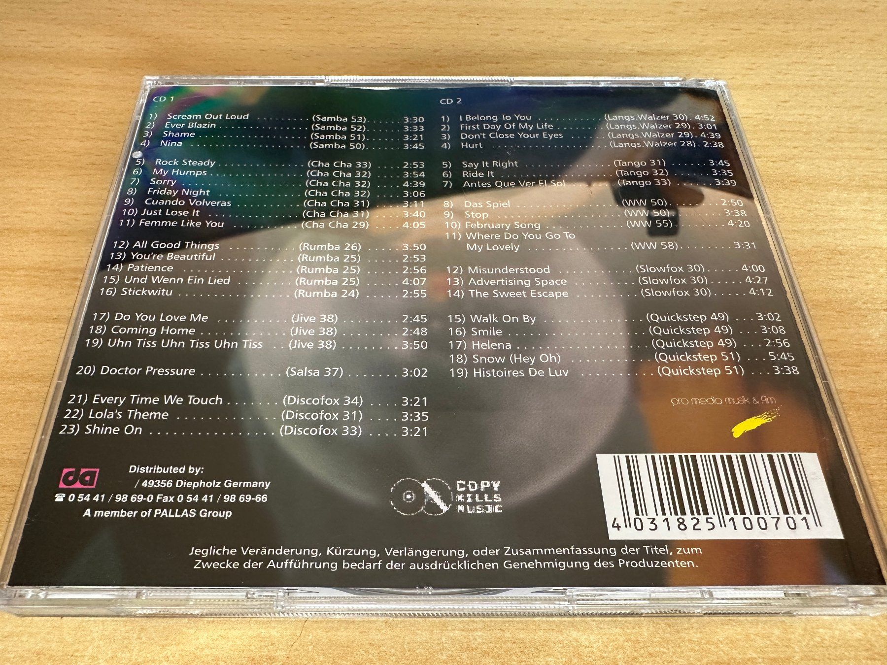 CD: T8 Various - Chartbreaker For Dancing Reloaded 2005-2007 – Usato da Rikon im Tösstal venduto da Alpenmutz 1