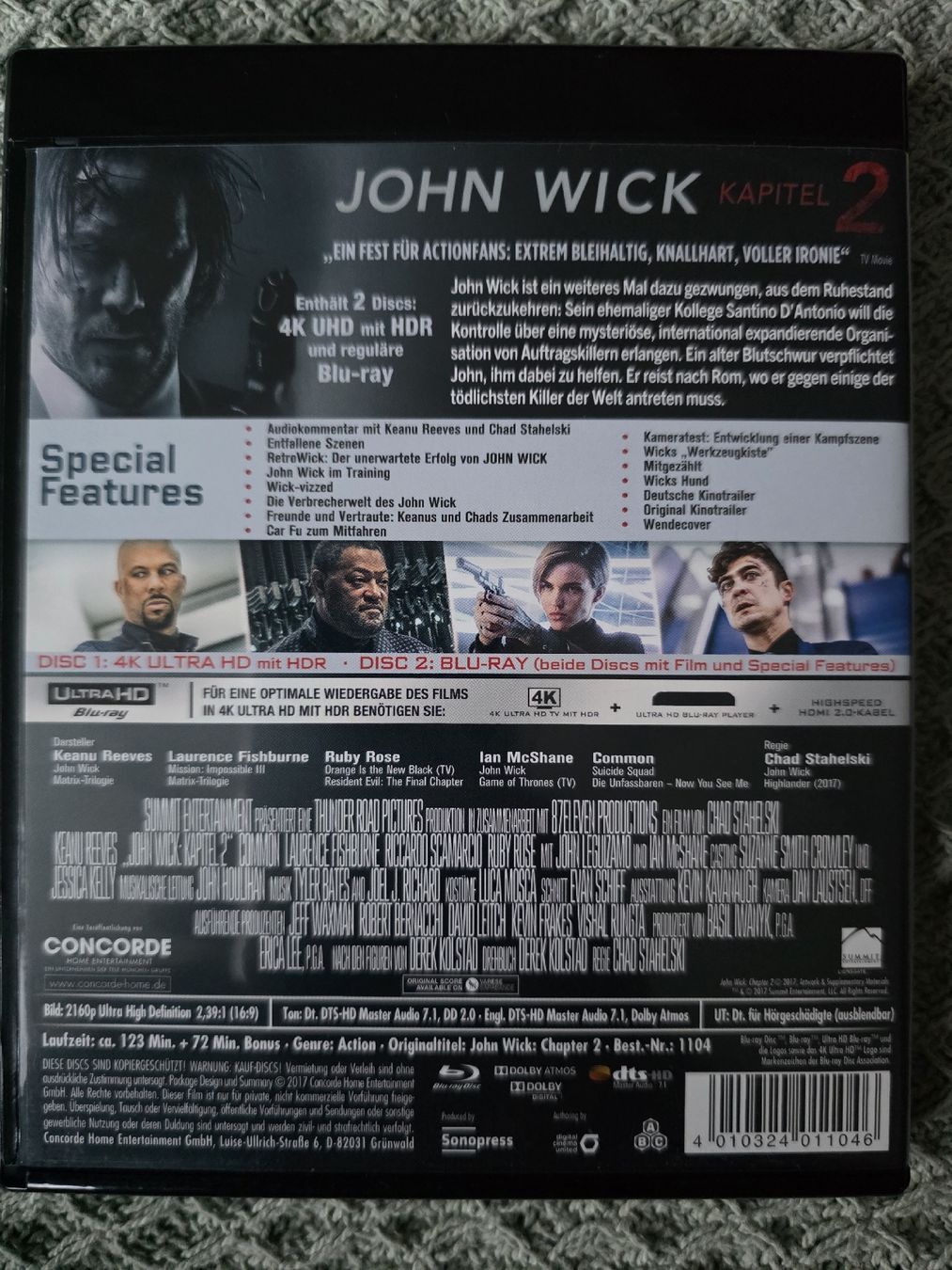 Tous les DVDs: John Wick 2 - 4K UltraHD + Blu-ray – D'occasion à Ellikon a d Thur par razzorblog 1
