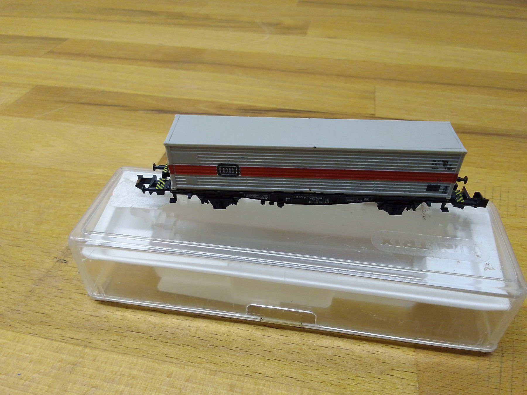 Trix Modelleisenbahnen: Güterwagen "DB Container" – Gebraucht aus Zollikofen von Noak 1