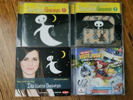 Hörspiele "Das kleine Gespenst" & "Hui Buh", 4 CD's