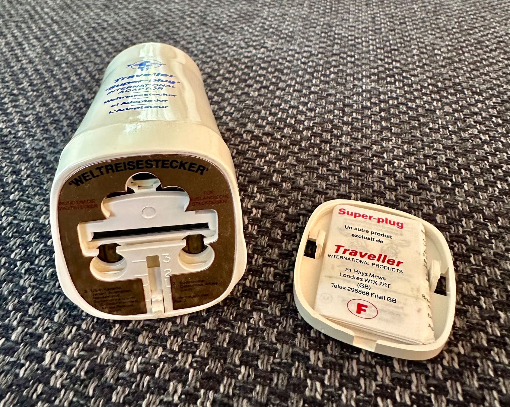 Unità & Adattatore: Swissair Weltreisestecker – Nuovo e nell'imballaggio originale da Wallbach venduto da paxnic 4