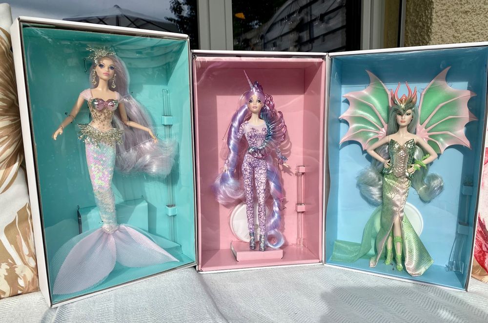 3er Set Barbie Unicorn Mermaid Dragon Sehr selten Kaufen