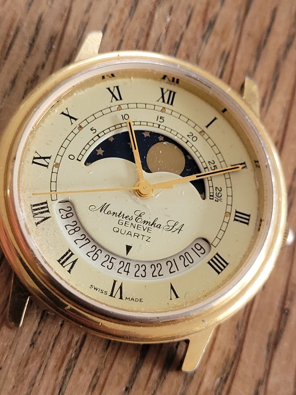 Uhren: Montres Emka SA, Mondphase – Defekt aus Kriens von KTP