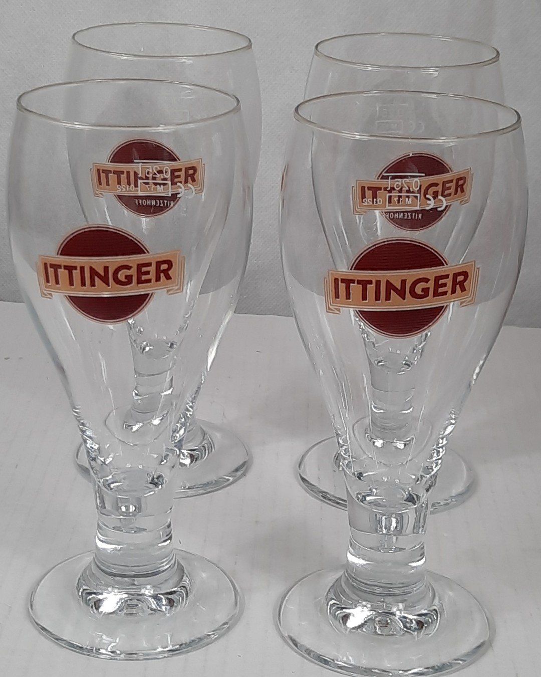 Bicchieri: ITTINGER 4x Bier Gläser 2,5 dl – Usato da Seuzach venduto da VT-Collections2