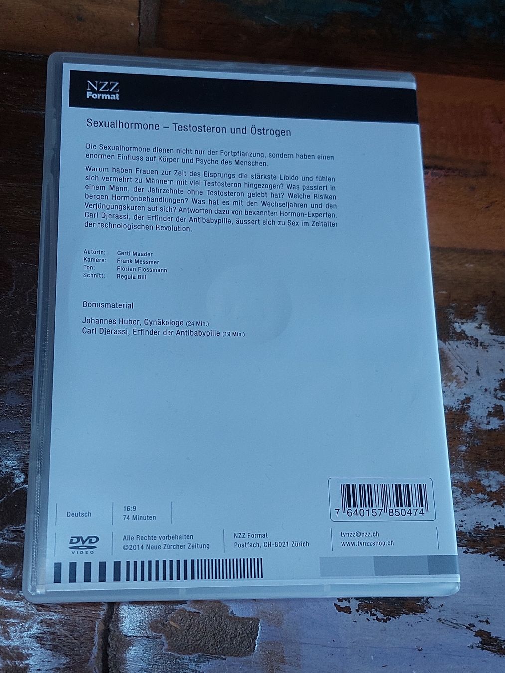 Tutti i DVDs: Sexualhormone, Doku Swiss NZZ – Usato da Winterthur venduto da Belzarek 1