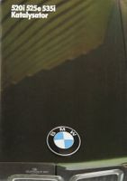 PROSPEKT | BMW - 520i/525e/535i KAT - TYP E28   | AB 02.1986