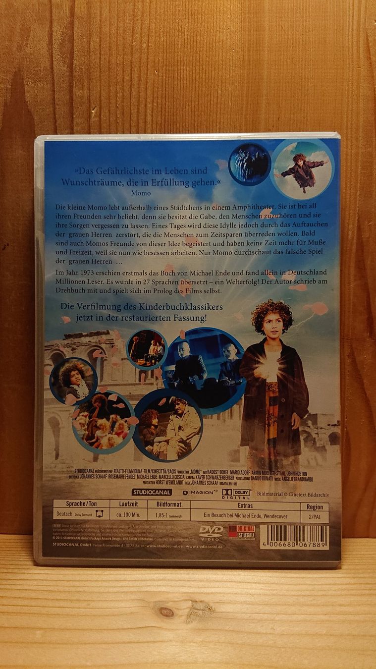 Tutti i DVDs: MOMO DVD mit Radost Bokel von Michael Ende – Usato da Wilderswil venduto da Exebub 1