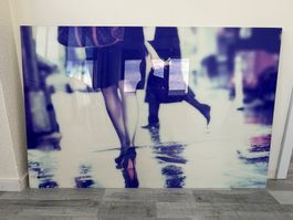 grosses Bild, „Louis Vuiton“, Kunstdruck auf Alu/Plexi LUMAS