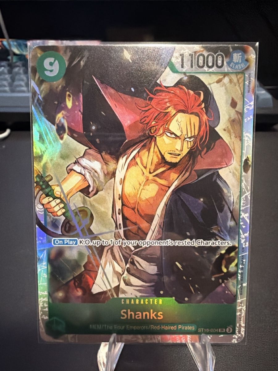 Bandai Sammelbilder & Trading cards: One Piece Karte Holo Shanks – Neu (gemäss Beschreibung) aus Kriens von Ajiani