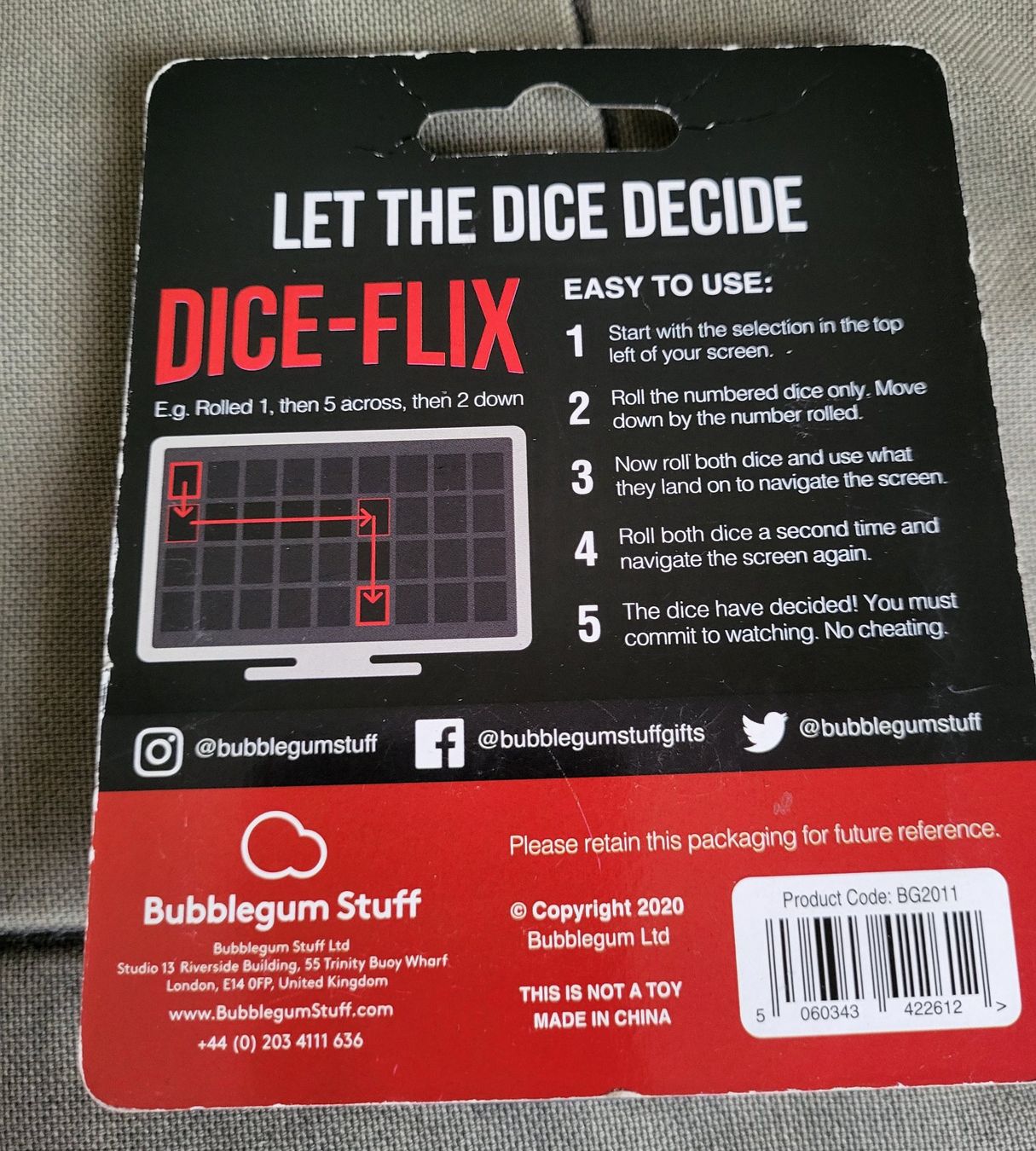 game&watch Giochi: Dice-Flix / Decisionmaker Fernsehen – Nuovo e nell'imballaggio originale da Bern venduto da moi_rgz8 1