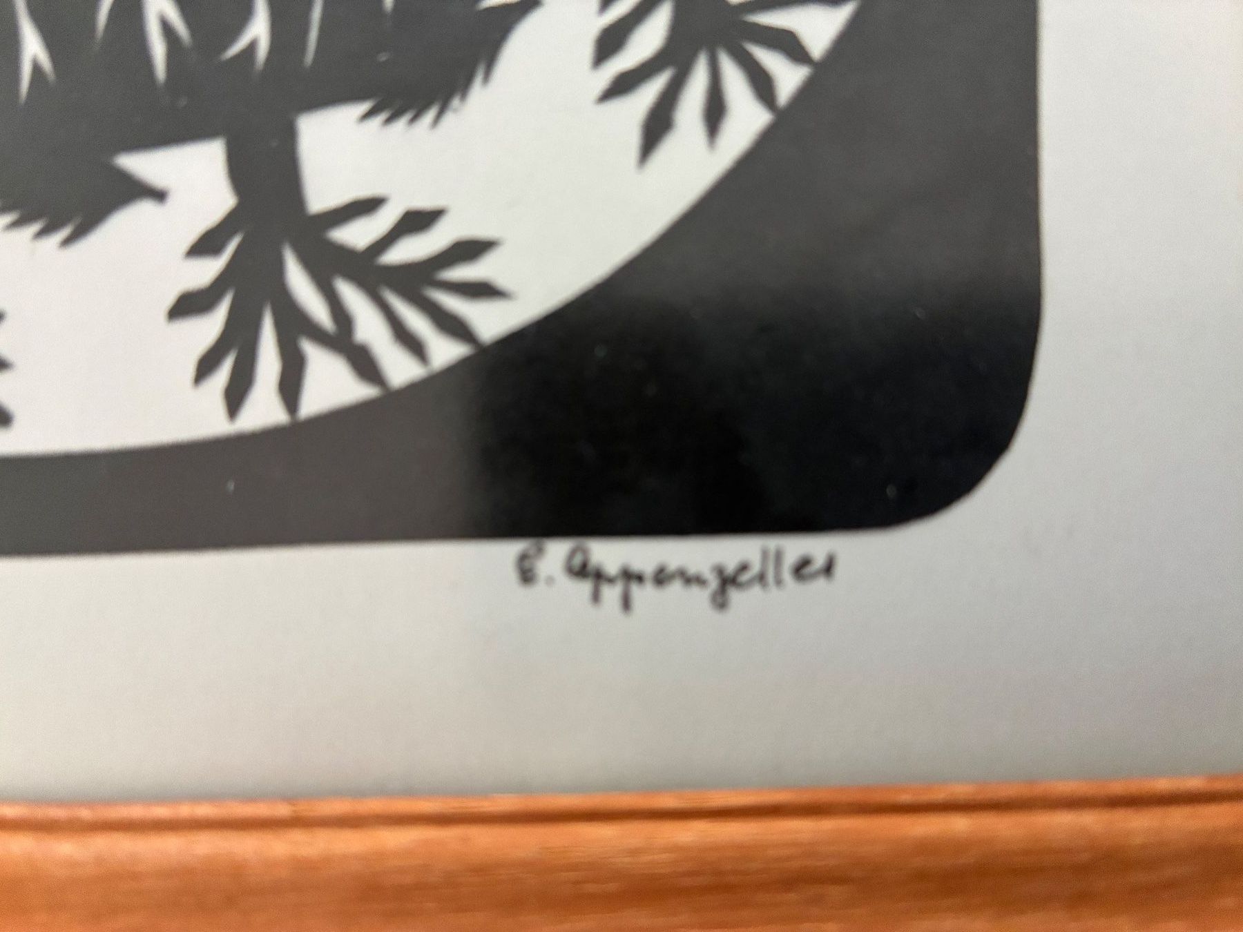 Grafica & Litografie: Originalscherenschnitt von E. Appenzeller – Usato da Ammerzwil BE venduto da Frama0 1
