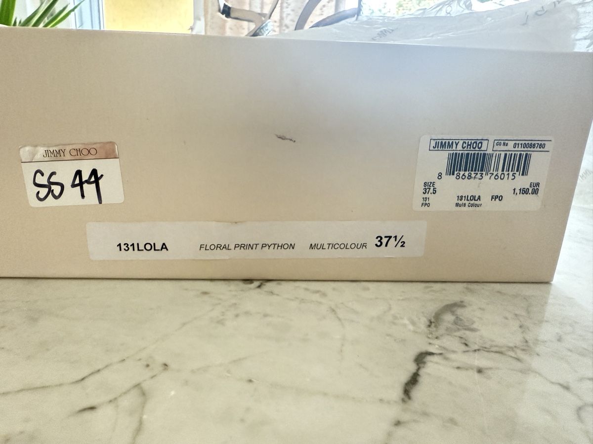 Jimmy Choo Scarpe da donna: Jimmy Choo Lola Python Gr. 37,5 – Nuovo (secondo la descrizione) da Zug venduto da katarinajj 2