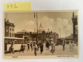 alte Ansichtskarte Berlin Kaiser-Franz-Josef-Platz, 1936