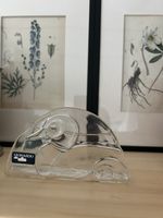 Vintage glass Duck  napkin holder