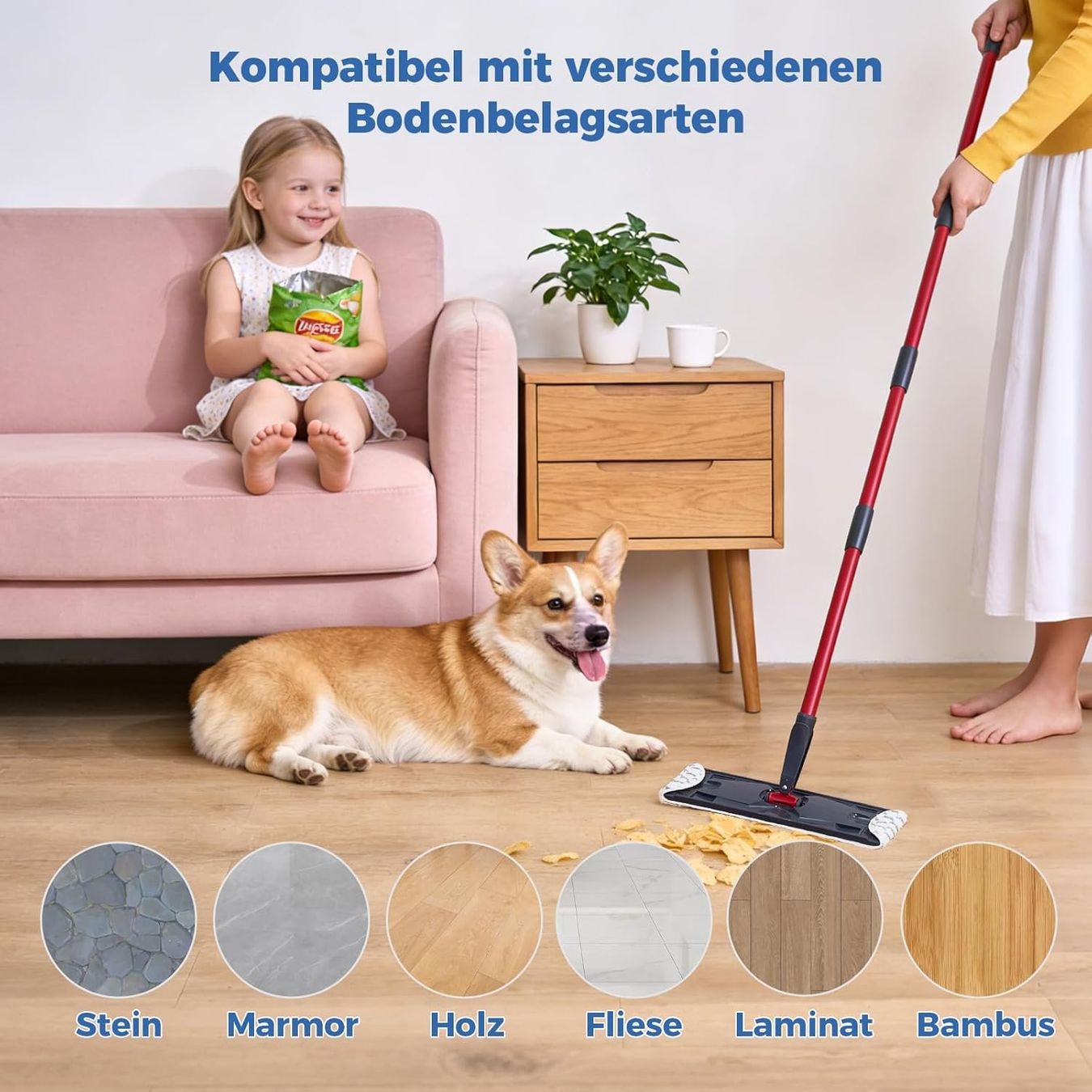 Altro per la casa: Vileda H2PrO Ersatzbezug 4er Set Mikrofaser – Nuovo e nell'imballaggio originale da Suhr venduto da SchnapperCH 5
