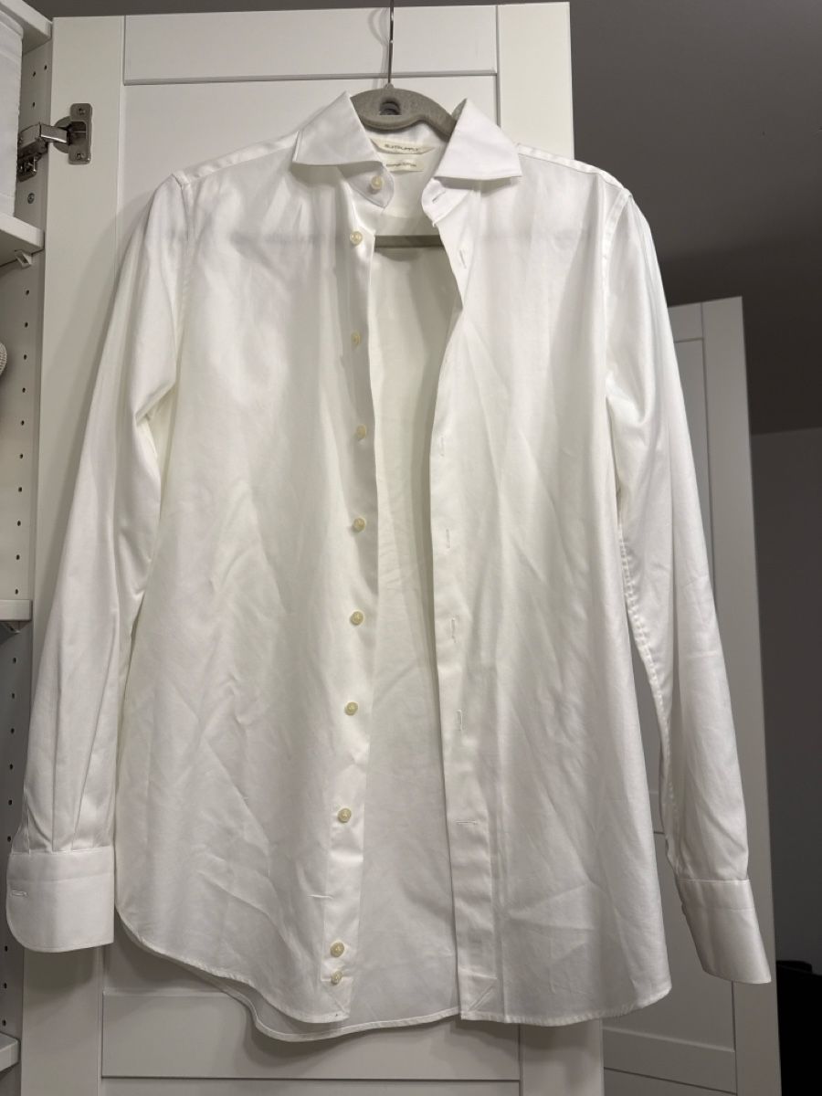 Suitsupply Camicie: Weisses Hemd, Langarm, Top Zustand – Nuovo (secondo la descrizione) da Zürich venduto da Sime23