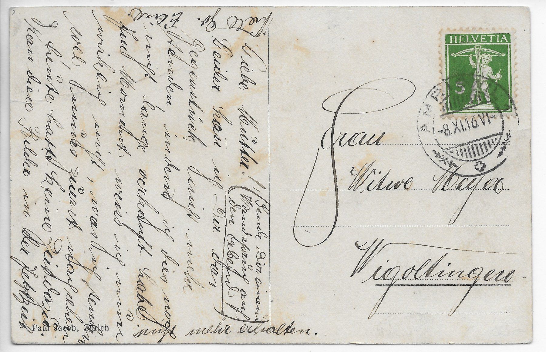 Cartoline postali: Neues Consumgebäude Amriswil – Usato da Hefenhofen venduto da Richsalz 1