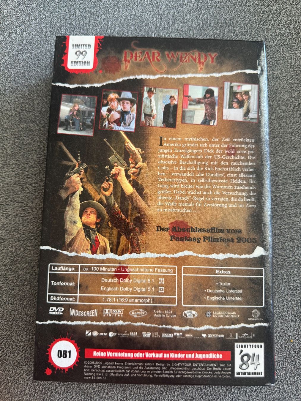 Alle DVDs: DEAR WENDY. (DVD_HARTBOX) – Gebraucht aus Basel von san_2qlq 1
